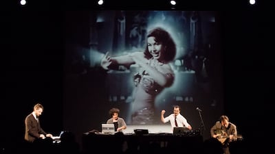 Love and Revenge features keyboard musician Julien Perraudeau, Randa Mirza, Wael Koudaih and Mehdi Haddab. Courtesy Celia Bommin