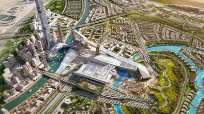 An aerial view of how Meydan One would look like when the development is completed before 2020. Courtesy The Meydan City Corporation
