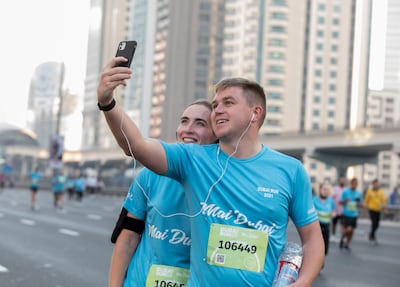 Participants take a moment to capture their Dubai Run feat. Ruel Pableo for The National