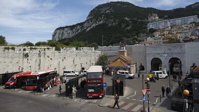 Gibraltar - pictured on April 3, 2017 - has been British for 300 years but tensions between Britain and Spain have risen over its status after the UK leaves the European Union. Pablo Blazquez Dominguez/Getty Images