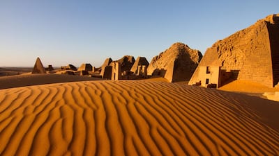 Pyramids Meroe in Sudan. Courtesy of Stuart Butler