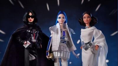 The new Barbie dolls are inspired by Star Wars. Mattell / Twitter