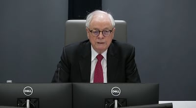 Sir Ross Cranston, the chairman of the inquiry. PA