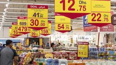 At Carrefour, which has around 100 outlets in the Emirates, 'the deals are everywhere,' says Philippe Peguilhan, country manager of Carrefour UAE. Antonie Robertson / The National