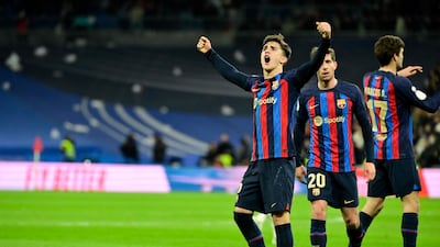 Gavi 7 - Busy as ever in a game lacking the quality normally associated with el clasico. Crashed into Camavinga on 29 minutes in a tetchy period of play. Booked for another tussle with the same player. AFP