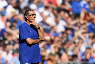 Maurizio Sarri's first Premier League game as Chelsea manager is on Saturday. Getty Images