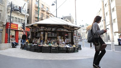 Al Jahith Closet in downtown Amman reopens after the death of its owner, Hisham Al Maaytah, who was killed in a car accident on Saturday. Salah Malkawi for The National