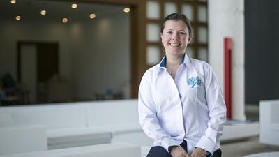 Caroline Delbecque stays busy at work throughout the week - and weekend. Mona Al Marzooqi / The National