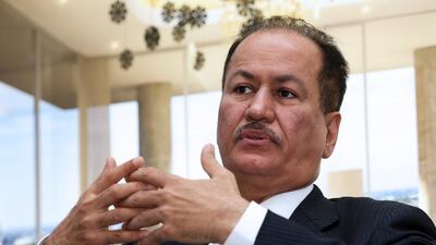 Hussain Sajwani, chairman of Damac at the launch of the Aykon Nine Elms fashion branded residence in London last month. Stephen Lock for the National