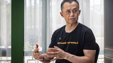 Changpeng Zhao has praised the UAE's regulatory clarity and forward-thinking leadership. Antonie Robertson / The National