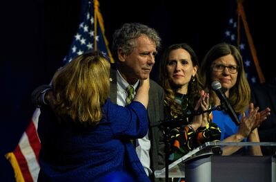 Democratic Sherrod Brown conceded defeat in his re-election campaign in Ohio to Republican Bernie Moreno. AFP