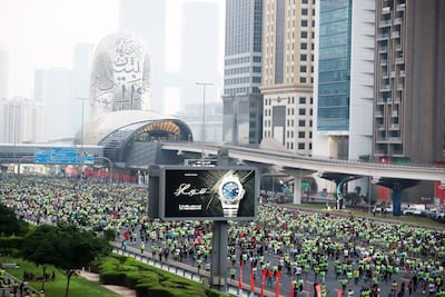 Last year's race was the biggest so far. Pawan Singh / The National