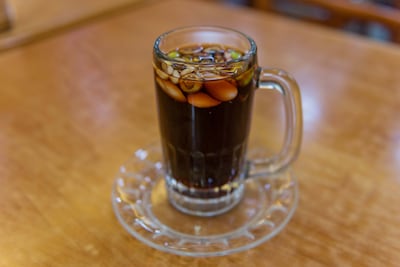Jallab, date juice with carob, grape juice and rose water, is a popular drink in the Middle East. Getty Images