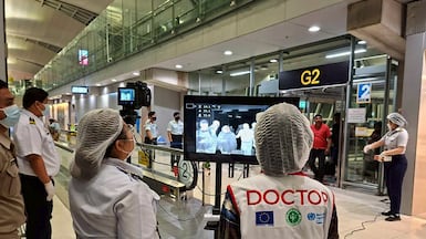 Thailand’s international disease control checkpoints are implementing health screening measures for flights arriving from West Bengal, India, to monitor and prevent Nipah virus infection. EPA