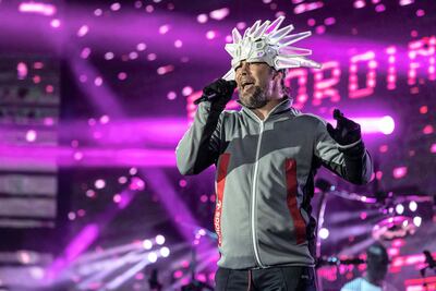 Jamiroquai will perform in Saudi Arabia in January 2020. Antonie Robertson / The National