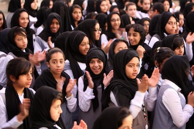 There is a shortage of women working in tech, although this could soon change, as 56 per cent of the UAE's graduates in STEM courses at government universities are women. Pawan Singh / The National