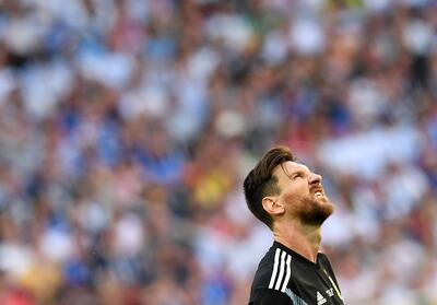It was a frustrating start to the World Cup for Lionel Messi and Argentina. Facundo Arrizabalaga / EPA