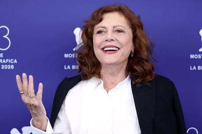 Susan Sarandon was dropped by talent agency UTA in 2023 following comments she made at a pro-Palestinian rally. Getty Images