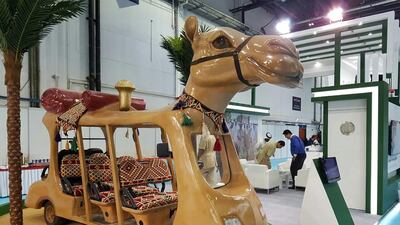 The buggy is solar powered and has been well received by the public in test events at tourist landmarks in Dubai, according to police. It just won’t be used in any high-speed chases anytime soon. Satish Kumar / The National