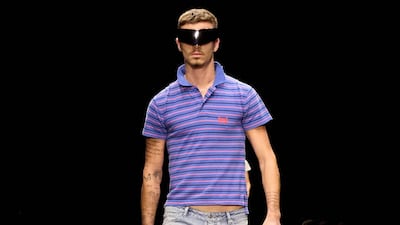 Romeo Beckham walked for Balenciaga's spring/summer 2025 show. Photo: Balenciaga