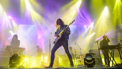 Dominic Simper, Kevin Parker, Cam Avery, Julien Barbagallo and Jay Watson of Tame Impala are releasing a new album this month. Courtesy FilmMagic
