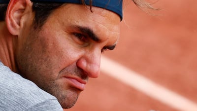 Roger Federer at the Tennis Club de Geneve. Reuters
