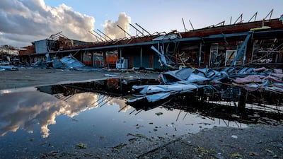 The tornado ripped off the roof of a Selma local business. AP