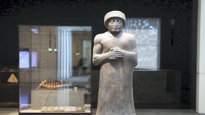 Gudea, prince of the independent Mesopotamian kingdom of Lagash (c. 2120 BCE). Chris Whiteoak / The National