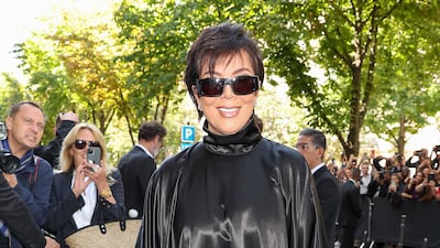Kris Jenner arrives. Getty Images