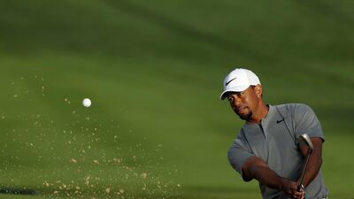 Tiger Woods in action during the pro-am. David Cannon / Getty Images