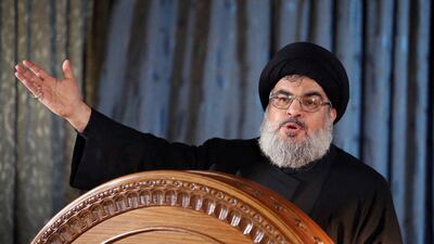 Lebanon's Hezbollah leader Hassan Nasrallah. Reuters