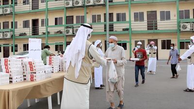 Iftar meals are offered for free to thousands of workers, vulnerable families, elderly people, frontline medical workers.