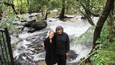 Pamela Gale Malhotra and her husband Anil Malhotra own and manage the 300 acres at Sai Sanctuary. Courtesy Sai Sanctuary