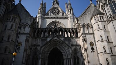 The Royal Courts of Justice in London. EPA