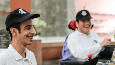 The staff have been given barista training, and customer service and hospitality training. Photo: Victor Besa / The National