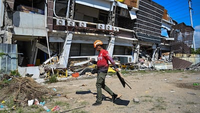 Search and rescue operations are under way, with dozens dead and hundreds injured. AFP