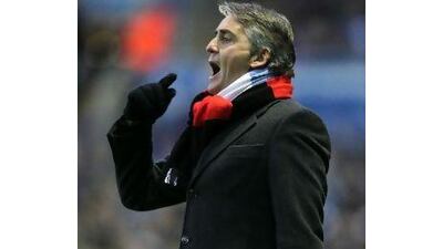 Roberto Mancini, the Manchester City manager, is determined to lead the club to their first league title since 1968. Mike Egerton / EMPICS