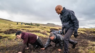 Melvyn Downes roars instructions at contestants on the UK reality show SAS: Who Dares Wins. Courtesy: Peter Dadds