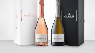 Sparkling white wine and rose from Wild Idol. Photo: Wild Idol