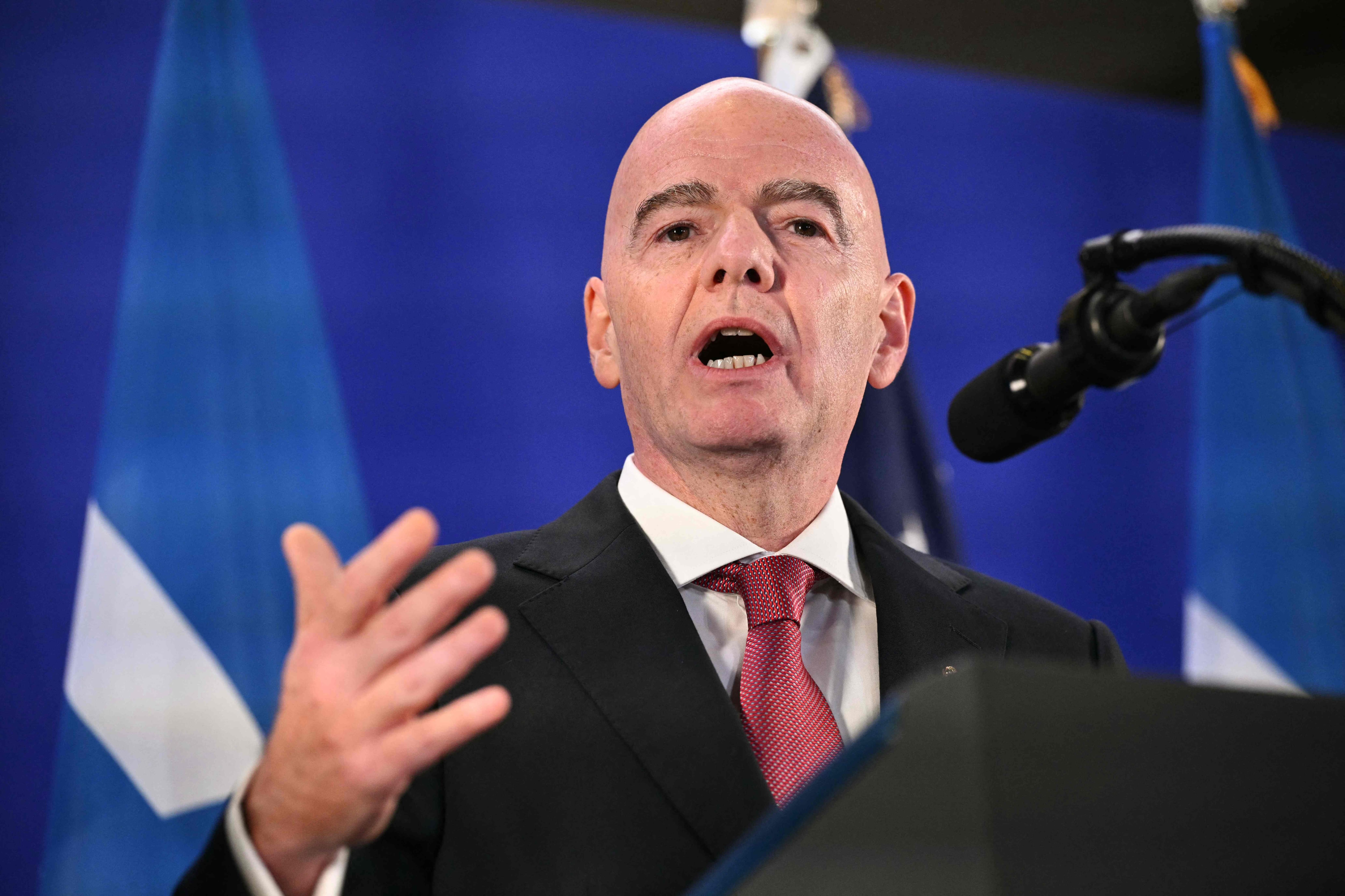 Gianni Infantino hits back at World Cup critics: 'You were consumed by hate'