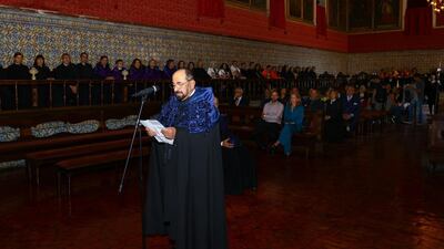 The University of Coimbra in Portugal honoured Sheikh Dr Sultan bin Muhammad Al Qasimi, Ruler of Sharjah. Courtesy NNC