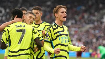 At heart of outstanding team performance, pulling strings from midfield as he and Saka tormented West Ham throughout. Nice little ball with outside of boot to tee-up Trossard’s goal. PA