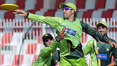 Umar Gul, centre, and his teammates will hope Pakistan emerge out of the match-fixing shadow over the next five days.