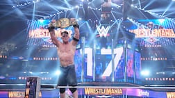 John Cena won a record-breaking 17th WWE world championship at WrestleMania 41 in Las Vegas in 2025. Photo: WWE