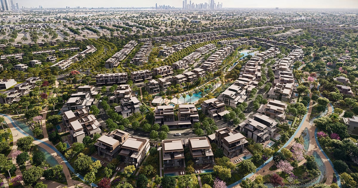Sieben-Schlafzimmer-Villen werden im Rahmen eines Luxuswohnkonzepts im Wert von 1 Milliarde Dollar in Dubais Nad Al Sheba errichtet. Sieben-Schlafzimmer-Villen werden im Rahmen eines Luxuswohnkonzepts im Wert von 1 Milliarde Dollar in Dubais Nad Al Sheba errichtet.