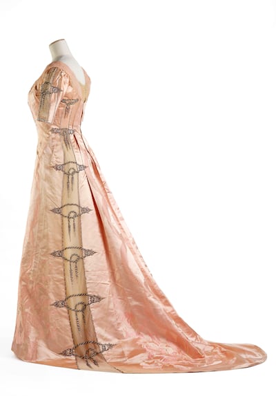 A 1910 gown by Charles Frederick Worth. Photo: Swarovski