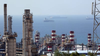 The South Pars gasfield in southern Iran. Tehran has effectively blocked the flow of energy through the Strait of Hormuz since the start of the war. AFP