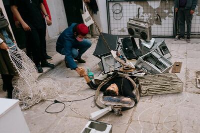 Electrical Disorder raises awareness of a looming e-waste crisis. Erin Clare Brown / The National