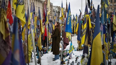 To mark the fourth anniversary of the outbreak of the Ukraine-Russia war, The National looks back at some of the striking images captured during the conflict. Getty Images