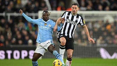 Had looked assured at back for Newcastle but was nutmegged by De Bruyne’s strike for City’s second when he arguably should have closed the City substutute down quicker. AFP